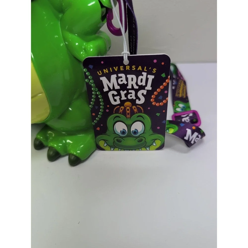 2024‎ Universal Studios Mardi Gras Parade King Gator Popcorn Bucket Light Up NEW